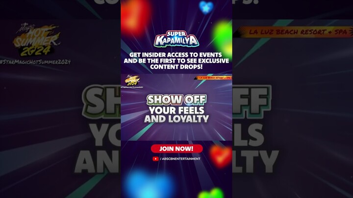 Be a Super Kapamilya! | Join the ABS-CBN Entertainment Channel Membership