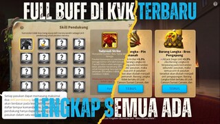 KONDISI MAP KVK TERBARU "ALIANSI TAK TERKALAHKAN" DAN BERBAGAI MACAM BUFF BUFF DAN LOKASI WAR !!!!