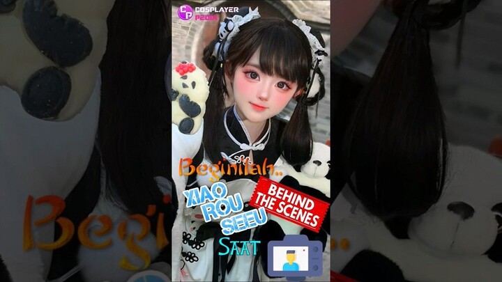 Ternyata Beginilah Hal Lucu Dibalik Kerennya Cosplay Xiao Rou Seeu 😍 #shorts #cosplayer