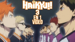 Haikyuu!! Temporada 3 Resumen en 1 Video