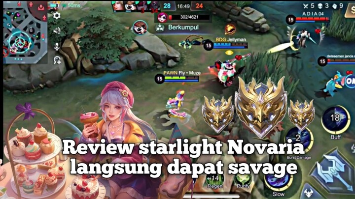 Review Starlight Februari Novarina 🔥 langsung dapat savage 🔥