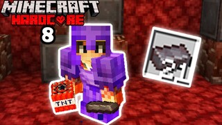 INSANE NETHERITE MINING in Minecraft Hardcore!