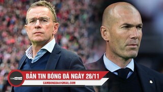 Bản tin Bóng đá ngày 26/11 | M.U bổ nhiệm HLV Ralf Rangnick; PSG mở cuộc đàm phán với Zidane