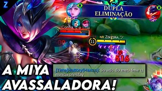 ME ZOARAM QUANDO EU ESTAVA DE MIYA - MIYA GAMEPLAY | Mobile Legends