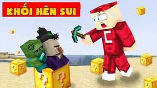 Minecraft Nhưng Mưa Khối Hên Sui