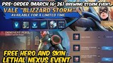 LETHAL NEXUS EVENT and BREWING STORM EVENT is finally here! | Mobile Legends
