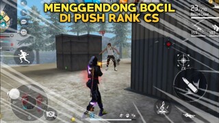 Gendong Bocil Maen CS Ranked - Free Fire Gameplay