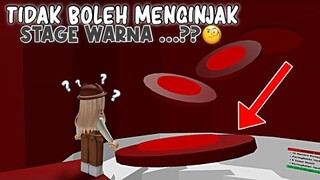 GA BOLEH INJAK STAGE WARNA... ??!🤨😬 Menggunakan Spin the Wheel !✨ | ROBLOX INDONESIA 🇮🇩 |