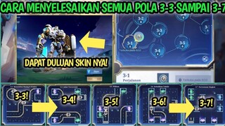 CARA MENYELESAIKAN POLA 3-3 DAN 3-7 EVENT TO THE STARS MOBILE LEGENDS || EVENT SKIN JOHNSON