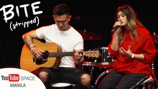 Lesha - Bite (Stripped) ft. Alwyn Cruz | Live @ YouTube Space Manila