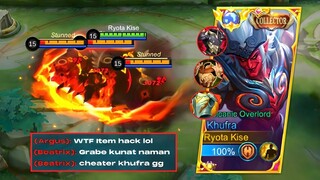 ONLY 1% OF KHUFRA USERS KNOWS THIS BROKEN BUILD! | Top 1 Global Khufra Tips & Tricks | MLBB