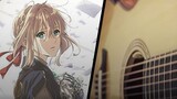 [Fingerstyle Guitar] Adaptasi terindah dari Violet Evergarden OP "Hormat" di Internet | Deng Quanqin