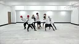 bts fire dance practise