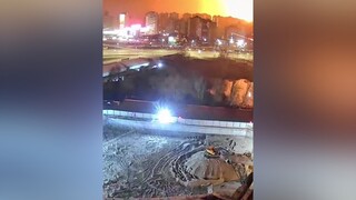 The moment of big explosion at Kyiv ukraine prayforukraine war