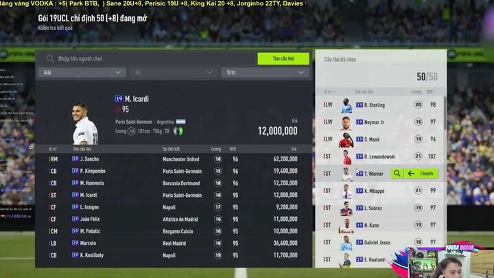 Vodka UCL _ Mở loạt thẻ +8 Champions League và cái kết #9 #gaming