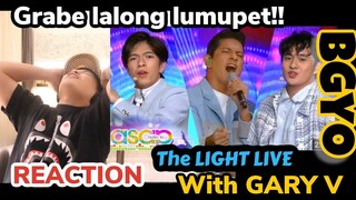 BGYO THE LIGHT with GARY V LIVE PERFORMANCE | REACTION