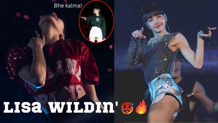 BLACKPINK LISA WILDIN' - MORE HOTTER AND SEXIER AT BORN PINK CONCERT