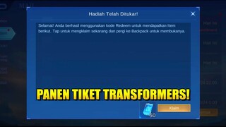 CARA DAPATKAN 50 TIKET TRANSFORMERS PASS‼️ | DIJAMIN DAPAT SKIN TRANSFORMERS/COLLECTOR | MLBB