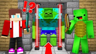 JJ And Mikey GUARD The PRISON With ZOMBIES in Minecraft Maizen