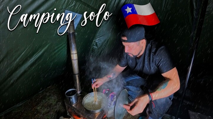 HUMBLE SOLO CAMP FROM CHILE (PART 1) - SOUTH AMERICA ASMR