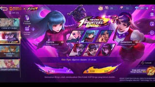 Gacha skin KOF MLBB!!!