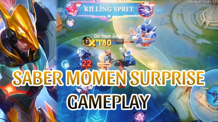 SABER MOMEN SURPRISE GAMEPLAY