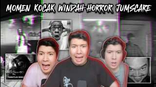 Komplimasi Windah Kena Jumscare Horror sampai terjungkal!! Asli Ngakak Dijumscare Malah Pose