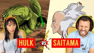 HULK VS SAITAMA - Taming The Beast REACTION | ZIMAUT ANIMATION | PART 1