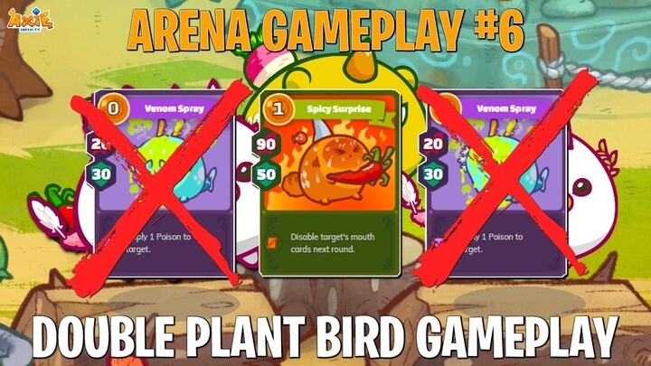 YOU JUST NEED THIS CARD TO WIN AGAINST POISON TEAM! - DOUBLE PLANT BIRD GAMEPLAY - Axie Infinity