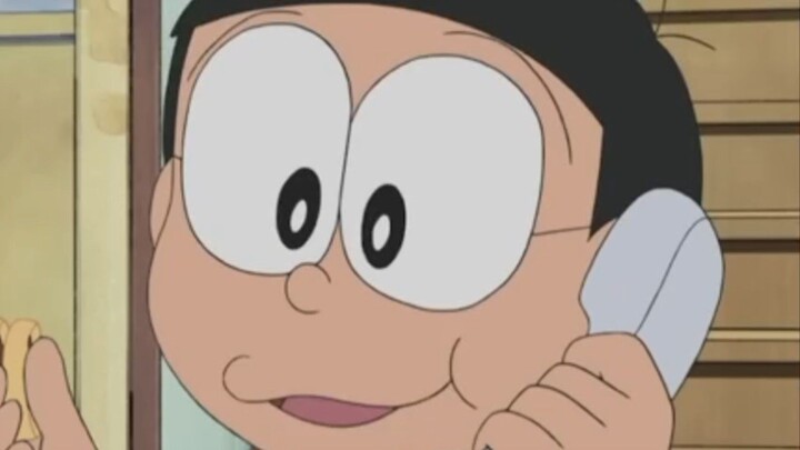 nobita sangat senang hari ini