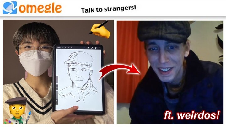 DRAWING STRANGERS ON OMEGLE (gone weird)