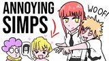 The 9 types of simps in anime