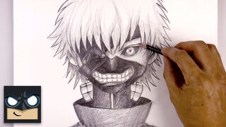 How to Draw Ken Kaneki | Sketch Tutorial