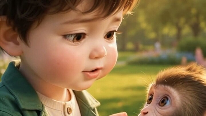 Who Ate My Cookie? 😂🐶🐒 | The Funniest Baby & Animal Story!#funnystoryai#puppy#monkey#shorts#viral