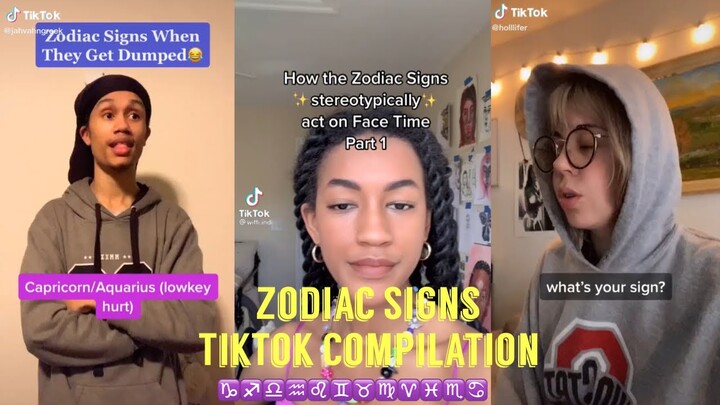 Zodiac Signs TikTok Compilation