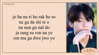 Jungkook (BTS 방탄소년단) – Chilly, Windy Night in 1991 (1991年, 찬바람이 불던 밤... Cover) Easy Lyrics