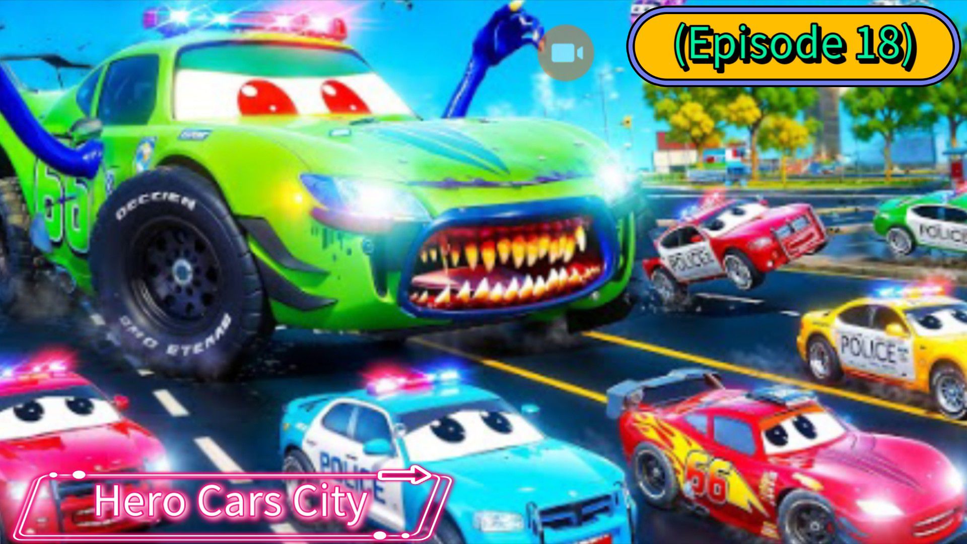 カーズ⭐︎ガブリエル　練習生　クロスロード Hero Cars City (Episode 18) The Bad Like Not Zombie Arms