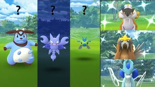 In search for shiny blue pokemons and shiny legendary trio beast. Shiny Miltank debut in the wild.