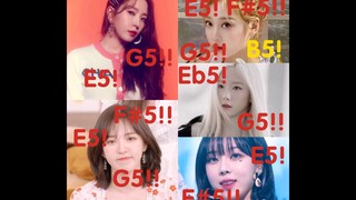 [Kind of absurd] The high-note performance by the vocal line in SM's winter album