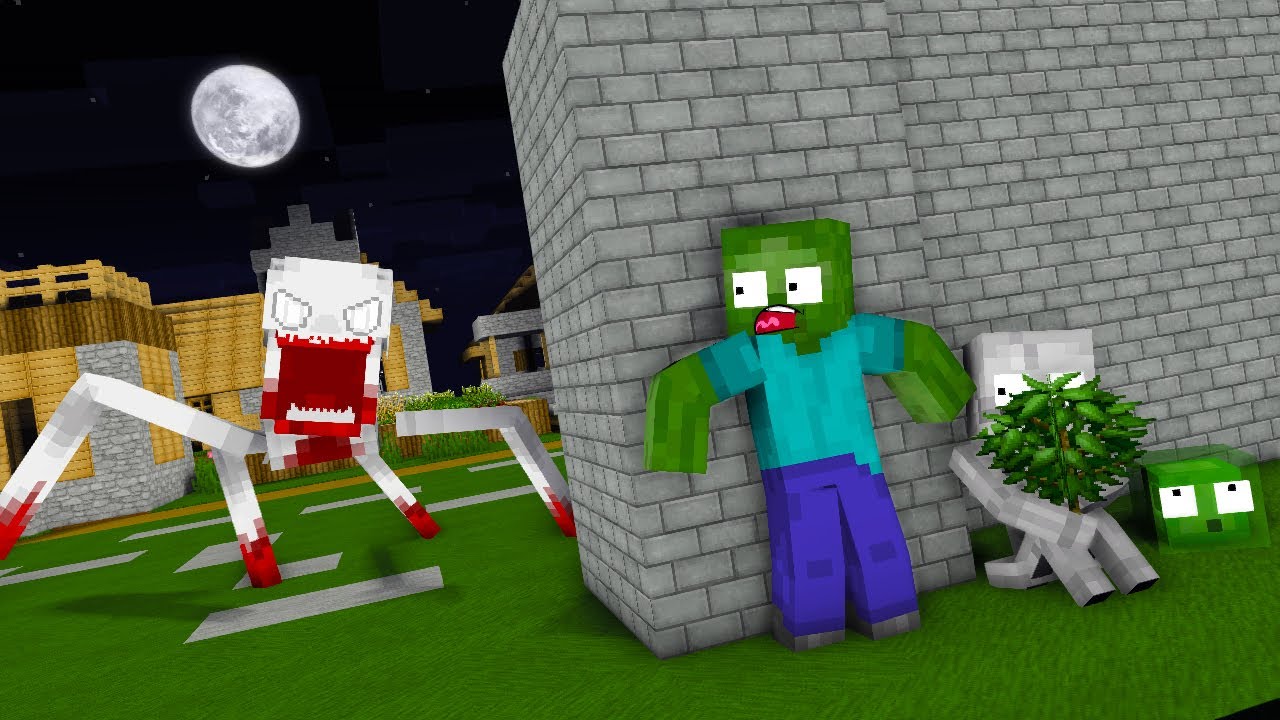 Monster School : STUMBLE GUYS CHALLENGE - Minecraft Animation 