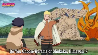 DIFFICULT CHOICE !! Himawari was Surprised to Have Choose Kurama or Shukaku