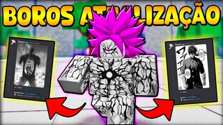 NOVOS PERSONAGENS E FIM DO BOROS ATUALIZAÇÃO NO SAITAMA BATTLEGROUNDS | ROBLOX (ZUMBI MAN)