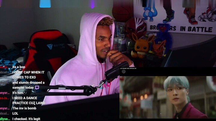 【LAY】YouTuber Zulez xem MV "Màn Che" của ca khúc mới của Trương Nghệ Hưng! Anh bạn này suýt nữa thì 