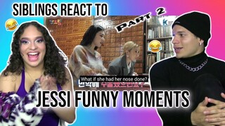 Siblings react to Jessi Funny Moments Compilation PART 2| REACTION