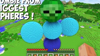 จะเกิดอะไรขึ้นถ้าคุณเกิดซอมบี้จากพื้นที่ที่ใหญ่ที่สุดใน Minecraft ซอมบี้ตัวกลมที่ใหญ่ที่สุด !