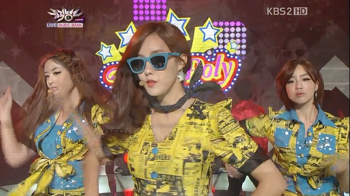 Live version of “Roly Poly” by T-ara: full live vocals plus sharp, synchronized choreography—K-pop’s