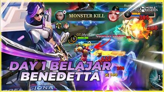 Day 1 Belajar Benedetta Langsung jadi jungler sadboy🤭