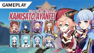 [GAMEPLAY] Kamisato Ayanfei, Spiral Abyss Floor 12 | Genshin Impact Indonesia