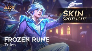 Frozen Rune Tulen Skin Spotlight - Garena AOV ( Arena of Valor )