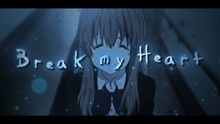 "Break my Heart" | Silent Voice Edit/Amv | FREE PROJECT FILE After Effects